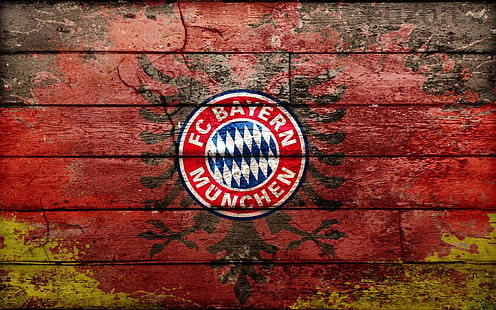 décoration murale ronde en bois marron et noir, Bayern Munchen, Munich, Fond d'écran HD HD wallpaper