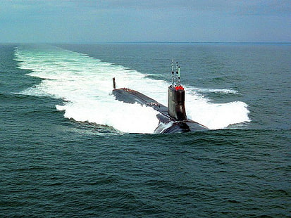 подводная лодка, военно-морской флот, ВМС США, военные, море, транспортное средство, HD обои HD wallpaper