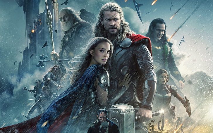 2013 Thor 2 The Dark World, thor the movie poster, dark, world, thor, 2013, HD wallpaper