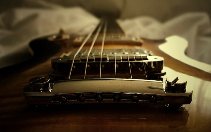 guitar, Les paul, musical instrument, HD wallpaper