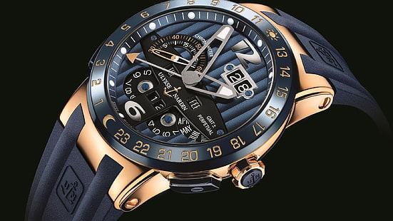 zegarek, luksusowe zegarki, Ulysse Nardin, Tapety HD HD wallpaper