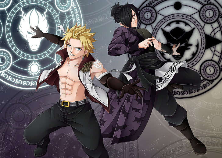Anime, Fairy Tail, Rogue Cheney, Sting Eucliffe, Tapety HD