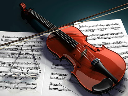 바이올린 HD, 음악, 바이올린, HD 배경 화면 HD wallpaper