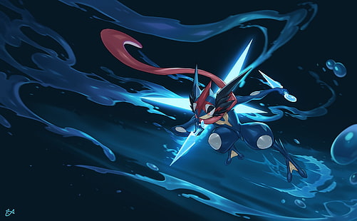 Pokémon, Greninja (โปเกมอน), วอลล์เปเปอร์ HD HD wallpaper