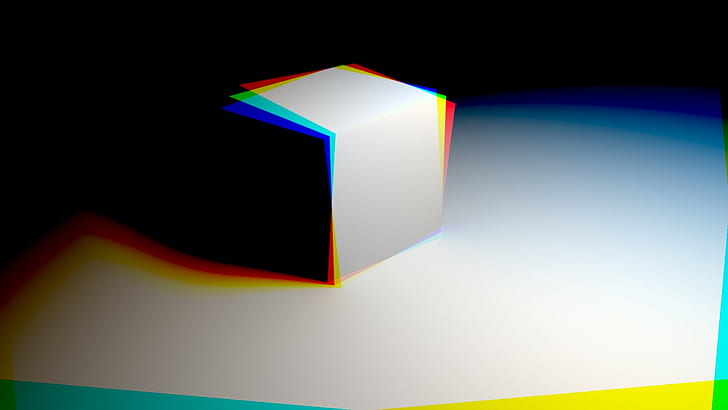 Cube, Light, Shadow, Bright, HD wallpaper