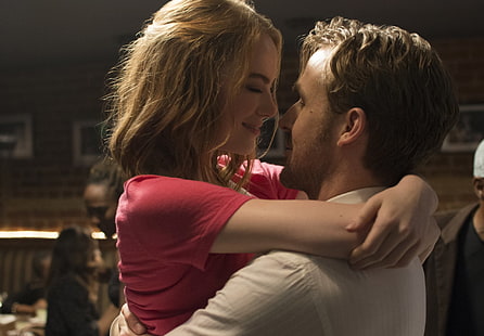 Film, La La Land, Emma Stone, Love, Ryan Gosling, Tapety HD HD wallpaper