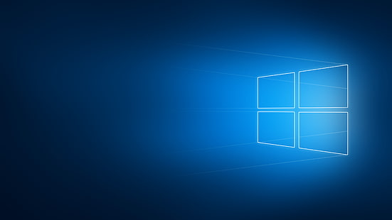 Logo Windows, Windows 10, logo, minimalizm, rozmycie, geometria, system operacyjny, Microsoft Windows, Tapety HD HD wallpaper