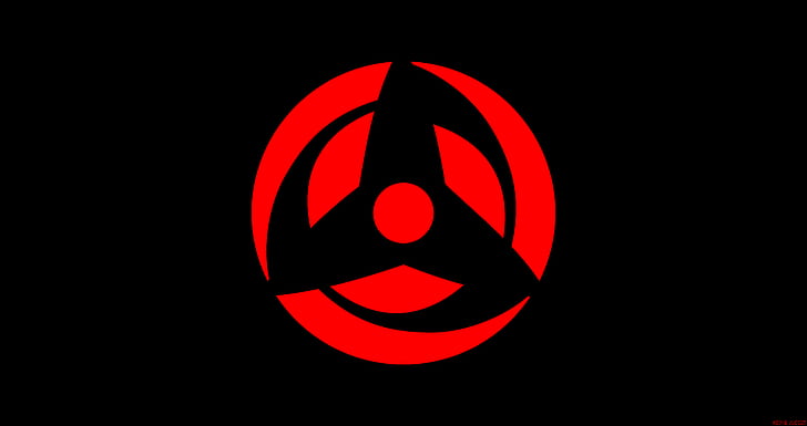 Anime, Naruto, Mangekyō Sharingan, Minimalistisch, Sharingan (Naruto), HD-Hintergrundbild