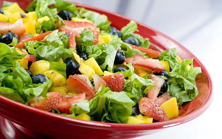 vegetable salad, salad, vegetables, delicious, diet, HD wallpaper
