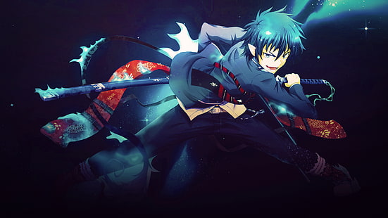 Anime, Blauer Exorzist, Rin Okumura, HD-Hintergrundbild HD wallpaper