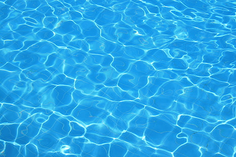 المياه الزرقاء والمياه الإبداعية خلفية مختلفة حمامات السباحة، خلفية HD HD wallpaper