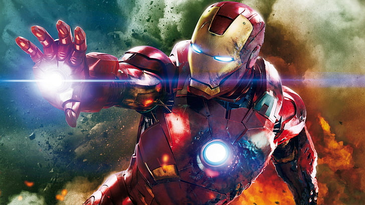 Marvel Iron Man illustration, Iron Man, Marvel Cinematic Universe, Fond d'écran HD