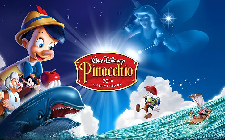 Walt Disney Pinocchio zum ersten Mal auf 2-Disc-Platin-Edition Disney Blu Ray & Dvd Desktop-Hintergründe Kostenloser Download 1920 × 1200, HD-Hintergrundbild