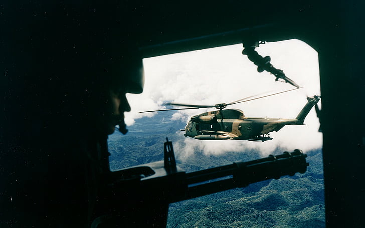 Hélicoptères militaires, Sikorsky MH-53, Fond d'écran HD