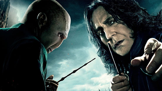 Harry Potter, Harry Potter y las Reliquias de la Muerte: Parte 1, Alan Rickman, Lord Voldemort, Severus Snape, Fondo de pantalla HD HD wallpaper