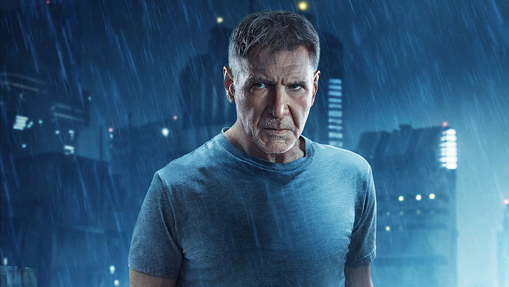 4K, Blade Runner 2049, Harrison Ford, Rick Deckard, Fondo de pantalla HD
