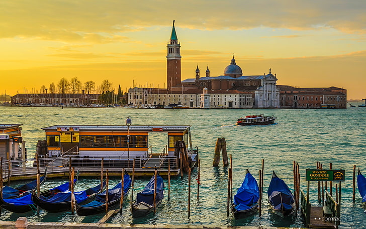 Venedig Italien Piazza San Marco Bakgrund för skrivbord 5200 × 3250, HD tapet