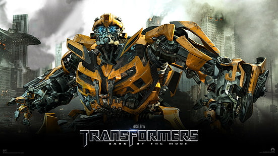 Transformers Moon Dark Bumblebee, HD tapet HD wallpaper