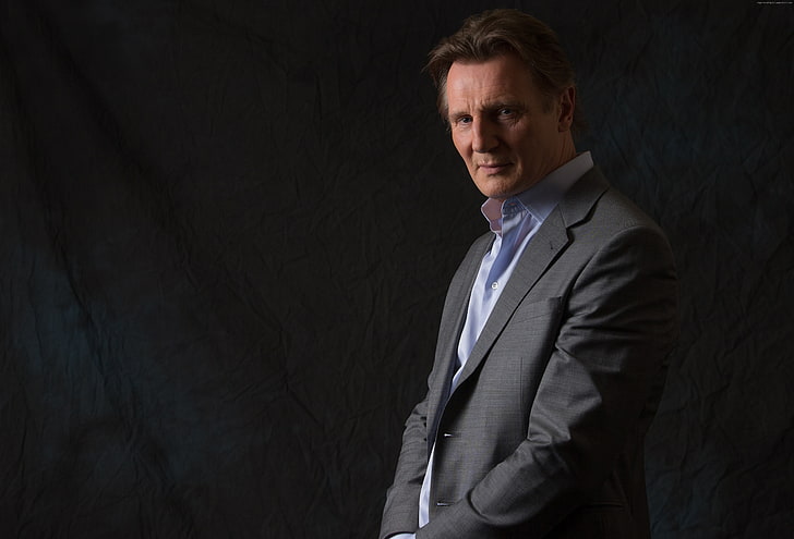 Liam Neeson, Most Popular Celebs in 2015, actor, HD wallpaper