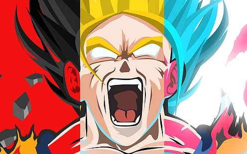 Dragon Ball, Super Dragon Ball, Goku, Super Saiyajin 2, Super Saiyajin 4, Super Saiyajin Rage, HD-Hintergrundbild HD wallpaper