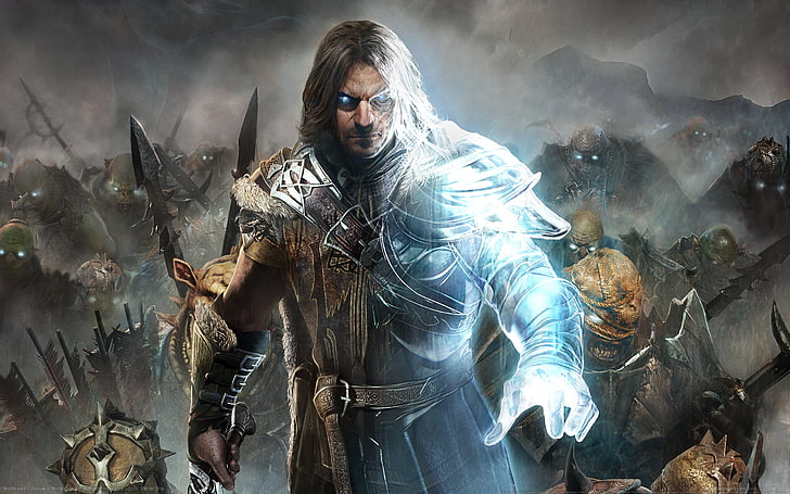 warrior illustration, Look, Smoke, Armor, Light, Sword, Magic, Warrior, Weapons, Ghost, Equipment, Warner Bros. Interactive Entertainment, Monolith Productions, Middle-Earth: Shadow Of Mordor, HD wallpaper