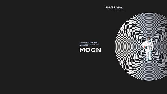 Луна, Сэм Роквелл, HD обои HD wallpaper