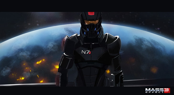 Mass Effect 3 digitale Tapete, Mass Effect 3, Mass Effect, Videospiele, HD-Hintergrundbild