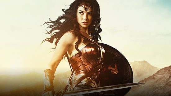 Gal Gadot นักแสดงนางแบบ Wonder Woman, วอลล์เปเปอร์ HD HD wallpaper