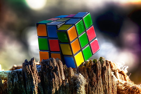 Кубик Рубика, HD обои HD wallpaper