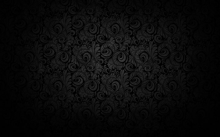 35918061-black-pattern-wallpaper, HD wallpaper