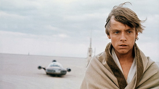 Star Wars - Luke Skywalker di Tatooine HD, star wars obi-wan, luke, skywalker, star wars, tatooine, Wallpaper HD HD wallpaper