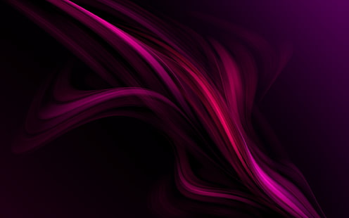 Ilustración de hilo rosa, línea, sombra, fondo, oscuro, Fondo de pantalla HD HD wallpaper