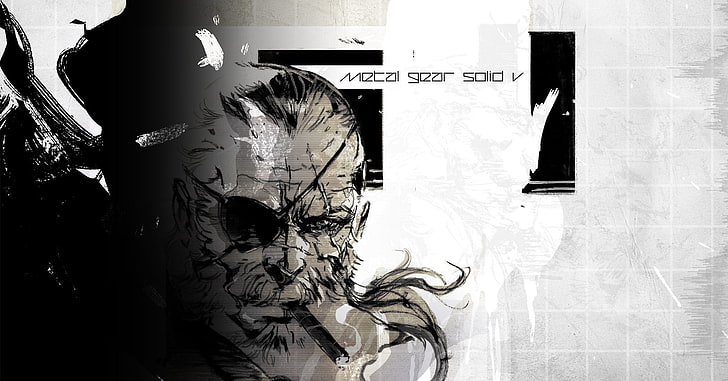 Metal Gear Solid V Vektorgrafik, Metal Gear Solid, Metal Gear Solid V: Der Phantomschmerz, Videospiele, HD-Hintergrundbild