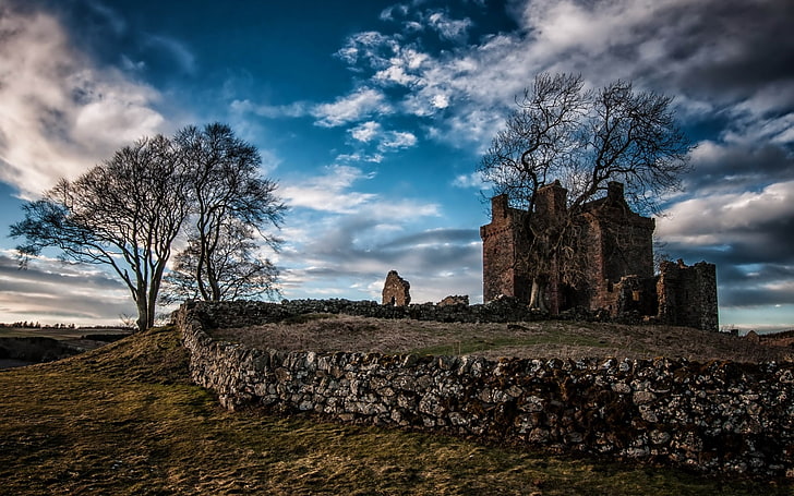 Balvaird Castle, castle, Scotland, HD wallpaper