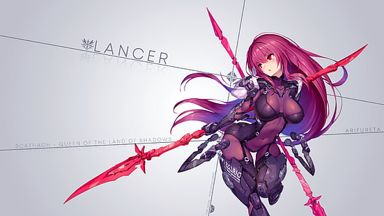 Fate / Grand Order, Scathach (Fate / Grand Order), Lancer (Fate / Grand Order), HD обои HD wallpaper
