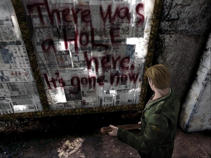 karakter permainan mengenakan jcaket hijau, Silent Hill 2, james sunderland, Silent Hill, video game, Wallpaper HD