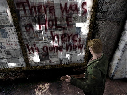 spelkaraktär i grönt jcaket, Silent Hill 2, james sunderland, Silent Hill, videospel, HD tapet HD wallpaper