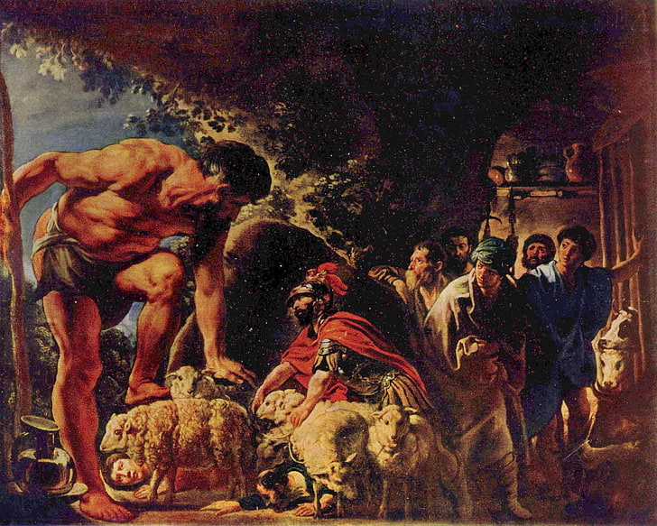 ภาพวาดสีน้ำมัน Odysseus งานศิลปะ, วอลล์เปเปอร์ HD