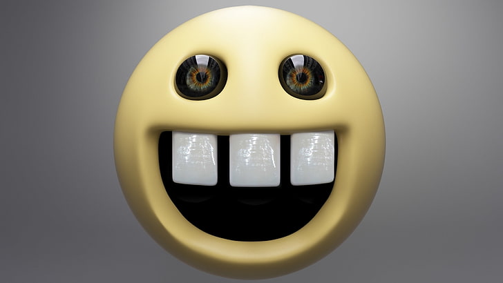 Emoticons, Humor, 3D, tolles Gesicht, HD-Hintergrundbild