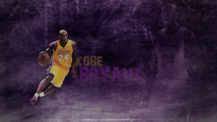 Bola Basket, Los Angeles Lakers, Kobe Bryant, Wallpaper HD