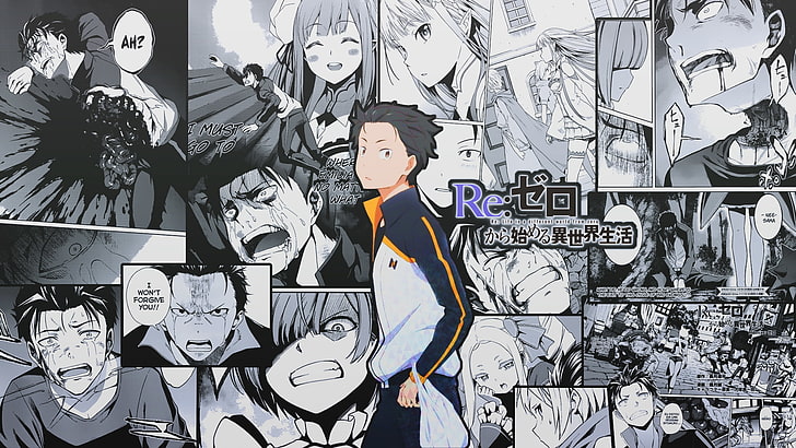 Anime, Re: SIFIR - Başka Bir Dünyada Hayata Başlamak -, Subaru Natsuki, HD masaüstü duvar kağıdı