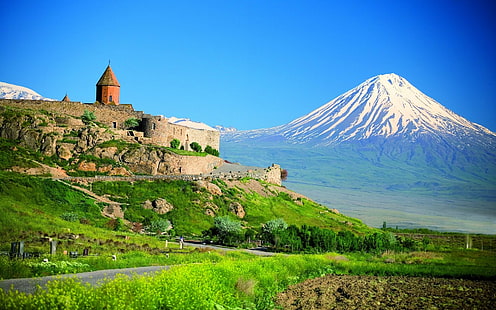 Naturlandschaft Berg Ararat, HD-Hintergrundbild HD wallpaper