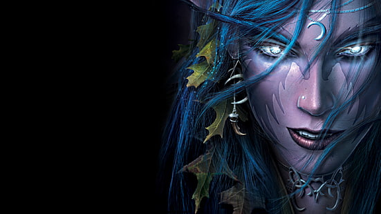 World of Warcraft Wallpaper, Warcraft III, Nachtelfen, Videospiele, Menschen, HD-Hintergrundbild HD wallpaper