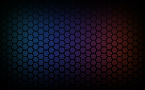 шестиугольник красочный узор градиента соты, HD обои HD wallpaper