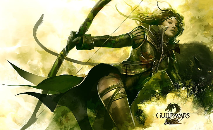 Guild Wars 2 Ranger, Guildwars 2 archer illustration, Games, Guild Wars, Guild Wars 2, Guild Wars 2 art, gw2, guild wars 2 ranger, gw2 ranger, วอลล์เปเปอร์ HD