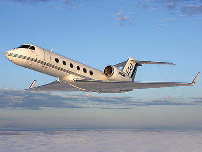 USA, das Flugzeug, zweimotorig, durchschnittlich, Turbofan, Business Class, Gulfstream G450, HD-Hintergrundbild HD wallpaper