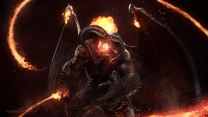 The Lord of the Rings, Lord of the Rings, Balrog (Lord Of The Rings), HD wallpaper
