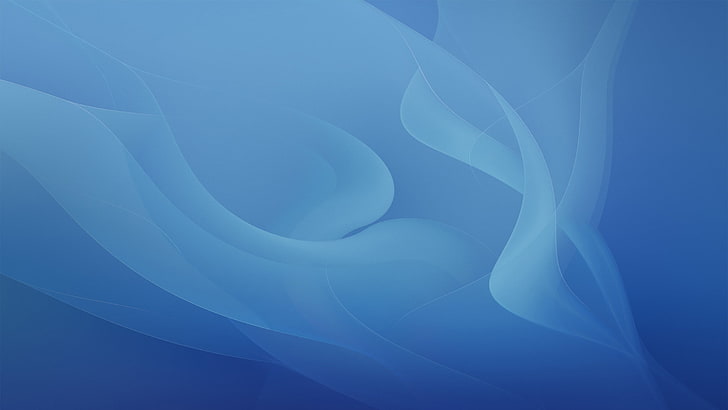blaue Tapete, abstrakt, HD-Hintergrundbild