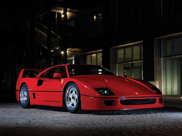 1987, классика, F40, Ferrari, суперкар, суперкары, HD обои