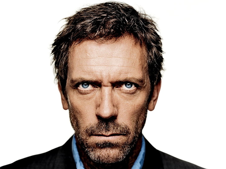 House md, Aktor, Dr, Gregory house, Face, Hugh laurie, Wallpaper HD